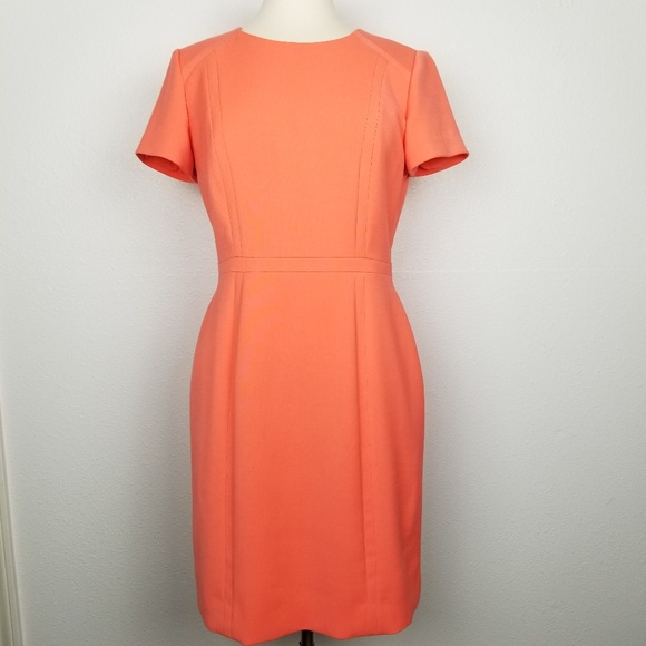 Daniel Cremieux Dresses & Skirts - Daniel Cremieux | coral | fitted | short sleeve